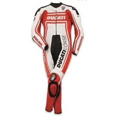 TRAJE DE CUERO DUCATI CORSE MOTO/MOTOCICLETA/CARRERAS Foto 1 de 3