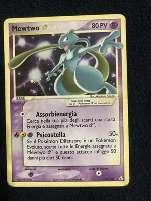 2006 EX Holon Phantoms ITALIAN Mewtwo Gold Star Holo R - Image 1 of 2