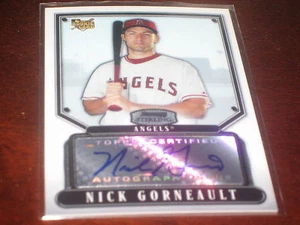 NICK GORNEAULT SIGNED AUTOGRAPH BASEBALL CARD CERTIFIED - Picture 1 of 2