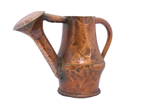 Late 18th Century Antique French Rare Copper Watering Can Patina Deco Garden Cover
