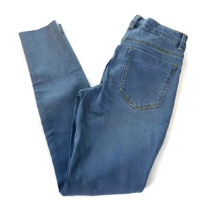 Asos Petite Jeans Gr. 26 26/29 Damen hellblau Skinny Raw Step unebener Saum - Bild 1 von 7