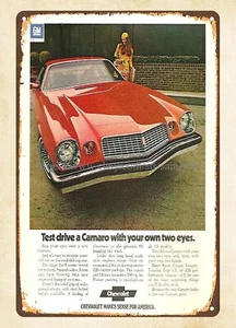 1974 autos motorcars car auto mancave metal tin sign buy home accessories - Picture 1 of 4