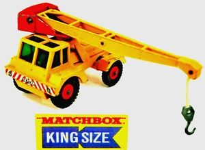 Matchbox KING Size K-14 TAYLOR JUMBO CRANE Tractor Truck with 360* Rotation Arm - Picture 1 of 16
