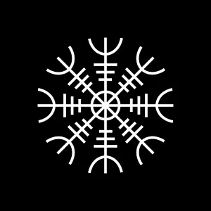 Helm of Awe vinyl sticker decal viking mythology norse symbol - Picture 1 of 2