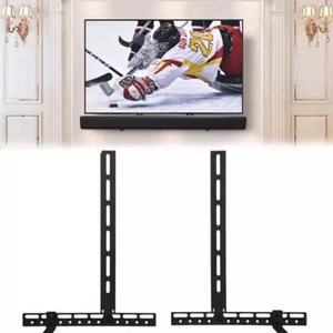 Sound Bar Playbar Speaker TV Bracket VESA Mount Holder Capacity 22Lbs Adjustable - Picture 1 of 12