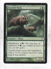 Magic MTG Worldwake: Foil: Gnarlid Pack