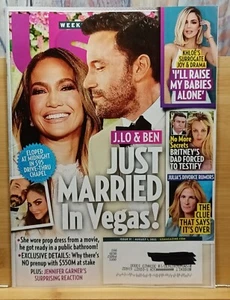 U.S. Weekly Magazine AUG 1, 2022 J.Lo & Ben Just Married in Vegas! - Picture 1 of 11