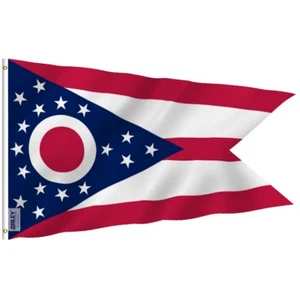 Anley Fly Breeze 3 x 5 Fuß Ohio State Polyester Flagge - Ohio OH State Flaggen - Bild 1 von 6
