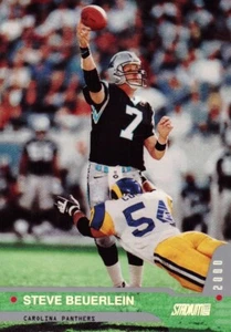 2000 Stadium Club - #36 Steve Beuerlein - Picture 1 of 2