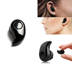 Mini Wireless Bluetooth Headset Earphone Music Earpiece for Outdoor Sports Gym - Picture 1 of 9