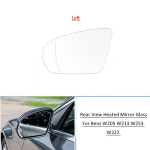Mirror Glass Heated For Mercedes Benz W205 W213 W253 W222 Left Side - Foto 1 di 6