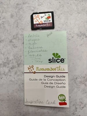 Cortador de diseño digital inalámbrico Slice RECUERDA ESTA TARJETA SD - marcos, formas Foto 1 de 3