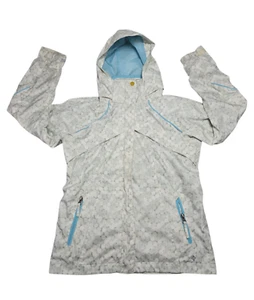 Columbia Jugend Unisex Größe 10/12 Regenjacke mit Kapuze grau gepunktet Oberbekleidung - Bild 1 von 19