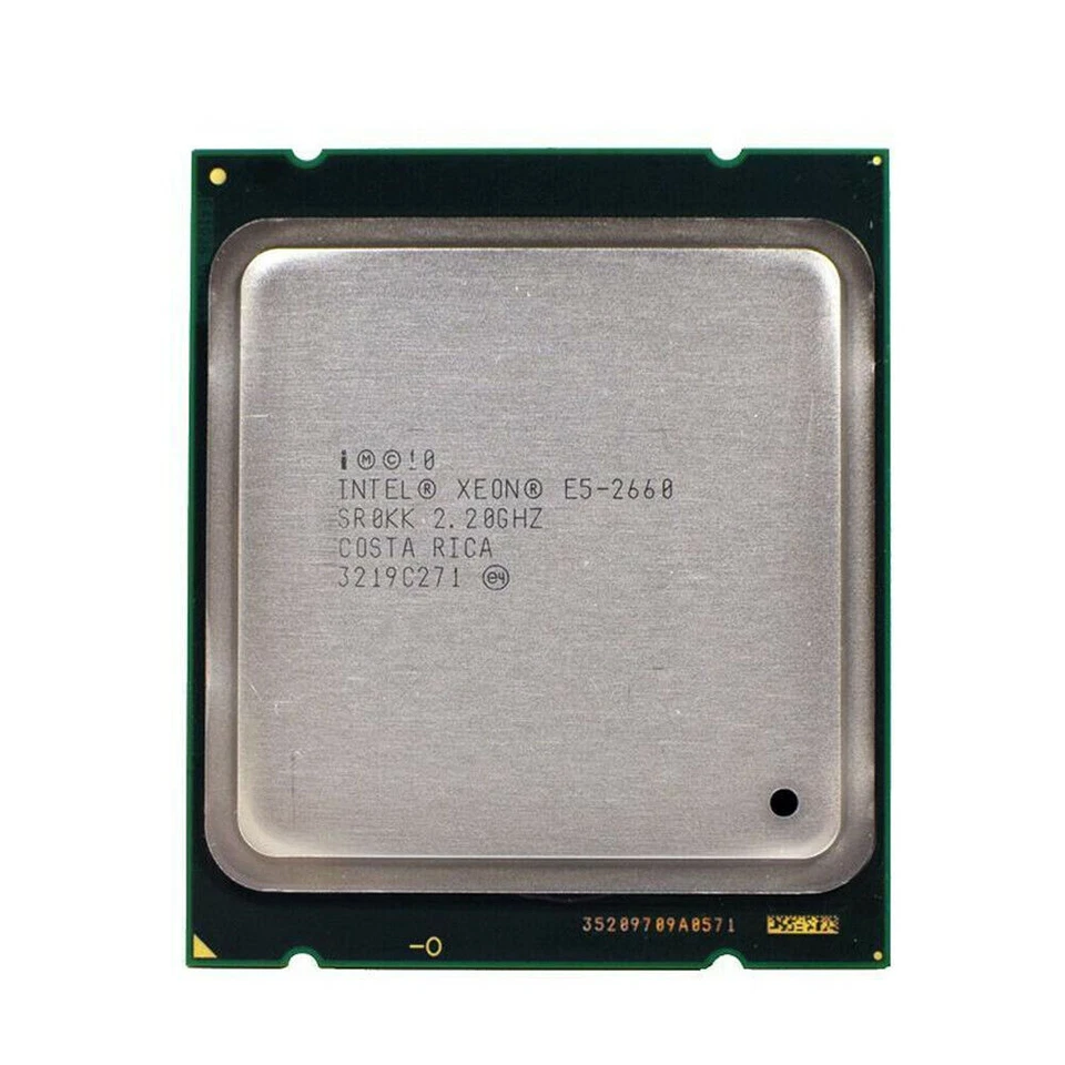 Intel Xeon E5-2660 CPU 8-Core 2.20GHz 20MB SR0KK 95W LGA2011 Processor - Image 1 of 1