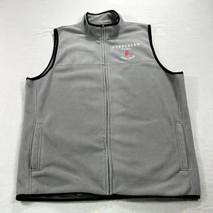 Pendleton Vest Mens XL Gray Fleece Jacket Full Zip Outdoor Western Adult - Picture 1 of 9