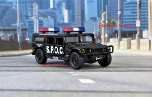 Hummer H1 Police Tactical SWAT S.P.O.C. Special Ops 1/64 Scale Limited Edition - Picture 1 of 10