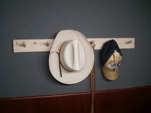 Peg and Rail Style Wall Rack House Garage Mud room Peg Hooks USA Made - Picture 1 of 7