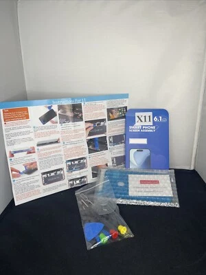 For iPhone 11 6.1"  Full Screen Replacement Touch Lcd Tempered Glass & Tools - Image 1 of 4