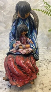 Figura Navajo Madre e Hijo DeGrazia MOMENTO TRANQUILO De Colección '99 #CC9909 Goebel - Imagen 1 de 14