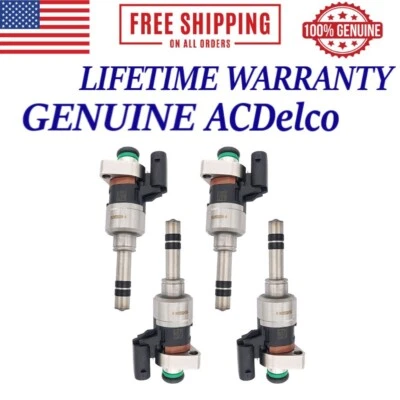 ACDelco 4x OEM Fuel Injector Fits 16-21 Buick Encore Chevrolet 1.4L 1.5 55577403 - Image 1 of 4