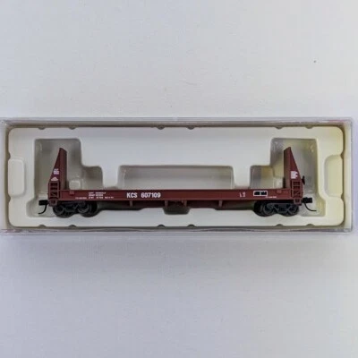 Atlas 5000486x N Scale SIECO Pulpwood Flat Car - Kansas City Southern - Image 1 of 2