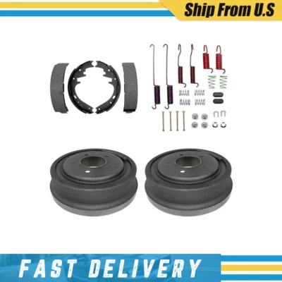 Tambores de freno traseros zapatas de freno y herrajes kit de resorte para Ford F-150 1997-2000 Foto 1 de 4