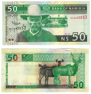 2003 Namibia Banknote P8b 50 Dollars UNC - Picture 1 of 1
