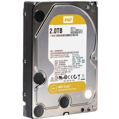 For Western Digital WD2005FBYZ Gold 2TB 7200RPM 128MB SATA 3.5"Internal HardDisk - Image 1 of 4