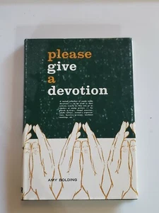 1963 Please Give A Devotion By Amy Bolding (b8) - Foto 1 di 3