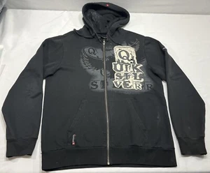 Vtg Quicksilver Hoodie Mens Large Full Zip - Picture 1 of 11