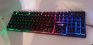 Skytech Gaming French K-1000 RGB Gaming Keyboard, 104 Keys USB Wired Keyboard - Picture 1 of 8