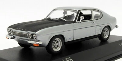 Minichamps 1/43 Scale 430085800 - 1972-73 Ford Capri RS 2600 Met Lgt Blue - Image 1 of 4