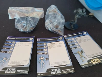 LOTE 3 Miniaturas Star Wars Soldado Oscuro Fase Ejército Constructor Asalto Legión RPG SW Foto 1 de 4