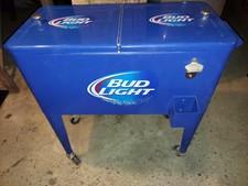 bud light rolling cooler