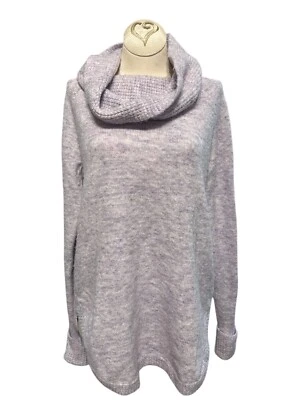 Suéter Style & Co Feminino S Roxo Gola Alta Manga Longa Ajuste Clássico Malha - Imagem 1 de 4