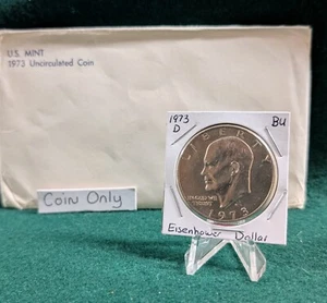 1973 D Eisenhower Dollar Uncirculated from US Mint Set - Picture 1 of 2