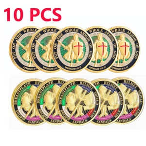 10PCS Commemorative Challenge Coin Put On the Whole Armor of God Collection - Picture 1 of 8