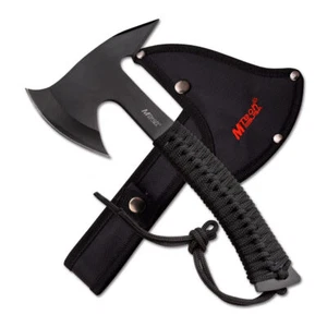 MTech USA Black Paracord Hatchet incl Nylon Sheath 228mm (K-MT-629) - Picture 1 of 3