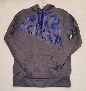 Adidas Hoodie Climawarm Pullover Sweatshirt gefüttert Big Logo Herren Large - Bild 1 von 9