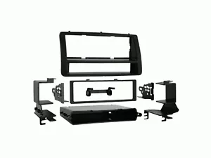 Fascia De Autoradio 1-DIN Con Compartimento Toyota Corolla 2002-2007 Negro - Imagen 1 de 1
