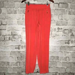 Forever 21 Damen Größe XS Jogger elastische Manschettentaschen rot rosa Koralle - Bild 1 von 7