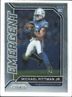 2020 Panini Prizm Michael Pittman Jr. Emergent RC ROOKIE CARD #14 Colts