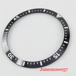 41MM Black Ceramic Watch Bezel Luminous Dot Fit Automatic Movement Men's Watch - Picture 1 of 2