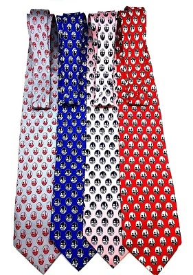 Lynchburg College Hornets 男式领带商务套装休闲丝绸趣味学校领带 — 第 1/4 张图片