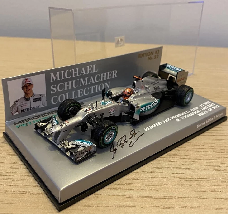 MINICHAMPS Mercedes Brazil 2012 Schumacher 1:43 / F1 COLELCTION FOR SALE - Image 1 of 1