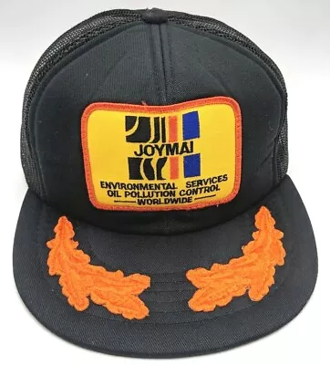 JOYMAI AMBIENTAL Sombrero Vintage Negro Ajustable Snapback Gorra con Parche Foto 1 de 4