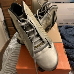 Nike Air Hyper Flight II Silver Size 9.5 302686-001 Vintage Rare - Picture 1 of 5