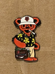 Grateful Dead Yellow Bear Hunter S. Thompson Anstecknadel. Steal Your Face. - Bild 1 von 3