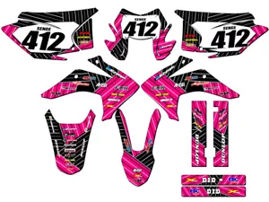 2015-2020 (con faro) CRF 230 F RACE SERIE Pink Senge kit de gráficos comp... - Imagen 1 de 10
