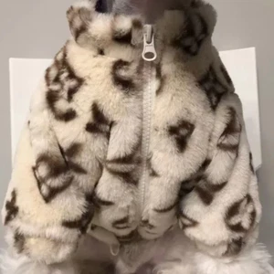 New Winter Dog Clothes Coral Fleece Warm Soft Cotton Jacket Teddy Bear Small Med - Picture 1 of 13